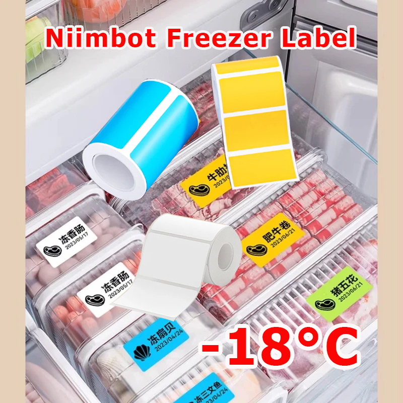 Food Storage Labels - ورق ملصقات NIIMBOT B1/B21/B31/B203/B3S مقاوم لدرجات