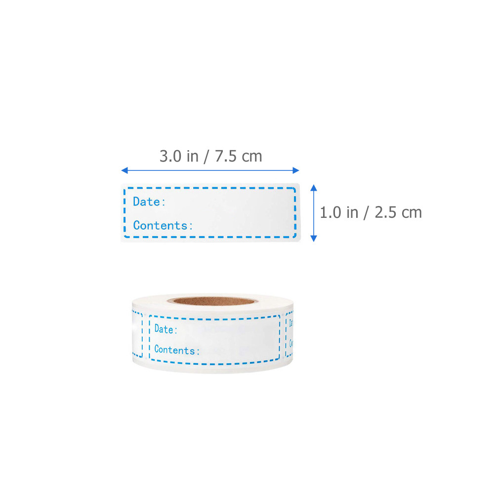 2 لفة من ملصقات الطعام اللاصقة - مراجعة Food Storage Labels وسعره