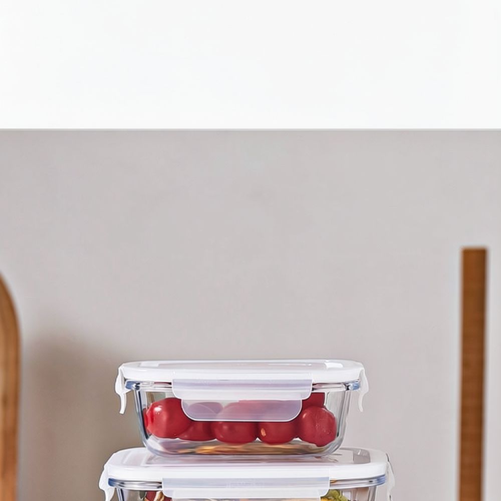 علبة طعام زجاجية آمنة للاستخدا - مراجعة Food Storage With Dividers وسعره