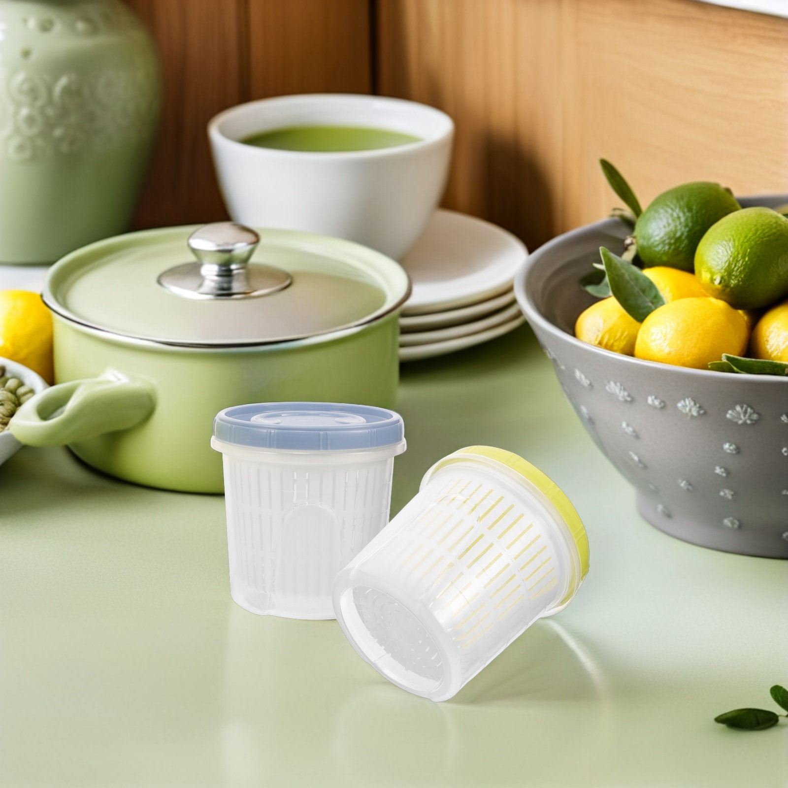 3 قطع من علب تخزين المخللات مح - مراجعة Food Storage Containers وسعره